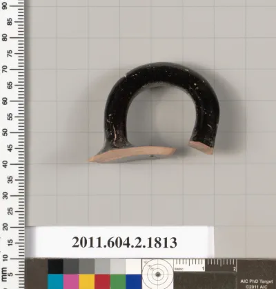 Terracotta fragment of a skyphos (deep drinking cup)