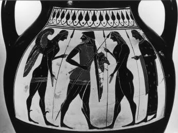AMPHORA, BELLY, TYPE B (ATHENIAN, BLACK-FIGURE)