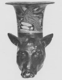FIGURE VASE (SOUTH ITALIAN, APULIAN, RED-FIGURE)