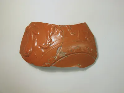 Terracotta bowl fragment