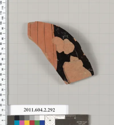Terracotta fragment of a column-krater (bowl for mixing wine and water)