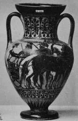 AMPHORA, NECK (ATHENIAN, BLACK-FIGURE)