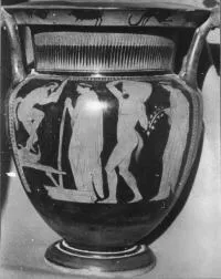 KRATER, COLUMN (ATHENIAN, RED-FIGURE)
