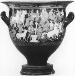 KRATER, BELL (ATHENIAN, RED-FIGURE)