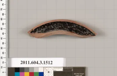 Terracotta fragment of a skyphos (deep drinking cup)