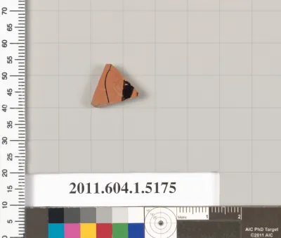 Terracotta fragment of a kylix (drinking cup)