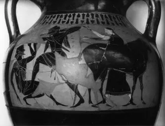 AMPHORA, BELLY, TYPE B (ATHENIAN, BLACK-FIGURE)