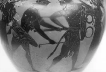 AMPHORA, NECK (ATHENIAN, BLACK-FIGURE)