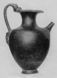 OINOCHOE (ETRUSCAN, BLACK GLAZE)