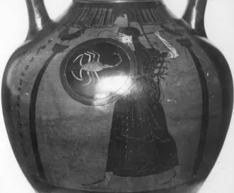 PSEUDO-PANATHENAIC AMPHORA (ATHENIAN, BLACK-FIGURE)