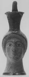 FIGURE VASE, OINOCHOE (ATHENIAN, RED-FIGURE)