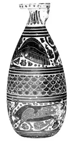 ALABASTRON (CORINTHIAN, BLACK-FIGURE)