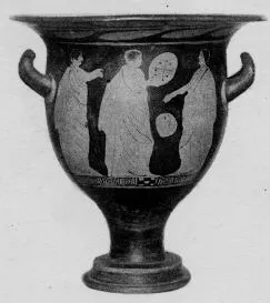 KRATER, BELL (ATHENIAN, RED-FIGURE)