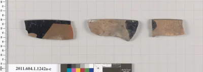 Terracotta rim fragments of kylikes (drinking cup)