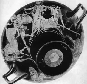 CUP B (ATHENIAN, RED-FIGURE)
