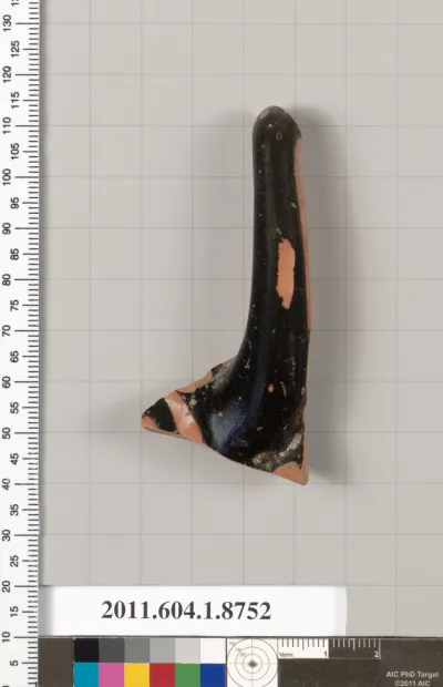 Terracotta fragment of a kylix (drinking cup)