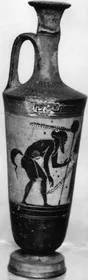 LEKYTHOS (ATHENIAN, BLACK-FIGURE)