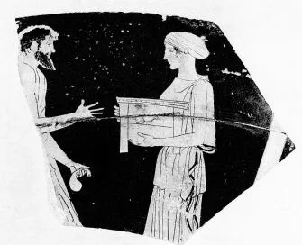 CUP, FRAGMENT (ATHENIAN, RED-FIGURE)