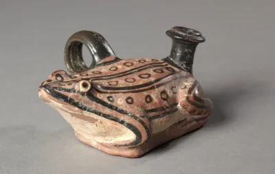 Frog-Shaped Guttus (Oil Flask)