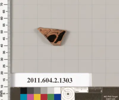 Terracotta fragment of a skyphos (deep drinking cup)