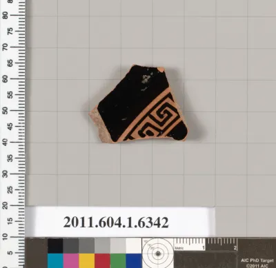 Terracotta fragment of a kylix (drinking cup)