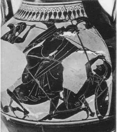 AMPHORA, BELLY, TYPE B (ATHENIAN, BLACK-FIGURE)