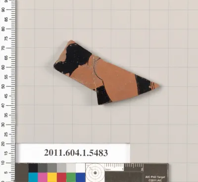 Terracotta fragment of a kylix (drinking cup)