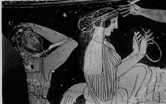 KRATER, BELL, FRAGMENT (ATHENIAN, RED-FIGURE)