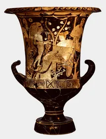 KRATER, CALYX (ATHENIAN, RED-FIGURE)