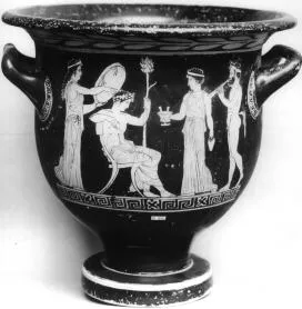 KRATER, BELL (ATHENIAN, RED-FIGURE)
