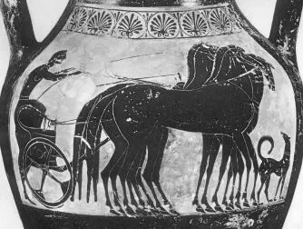 AMPHORA, BELLY, TYPE B (ATHENIAN, BLACK-FIGURE)