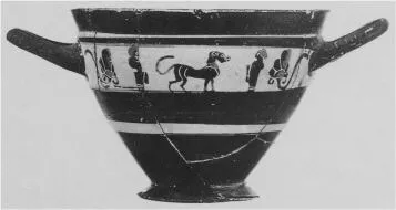 SKYPHOS (ATHENIAN, BLACK-FIGURE)