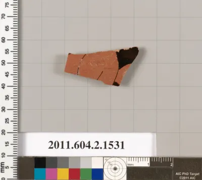 Terracotta fragment of a skyphos (deep drinking cup)