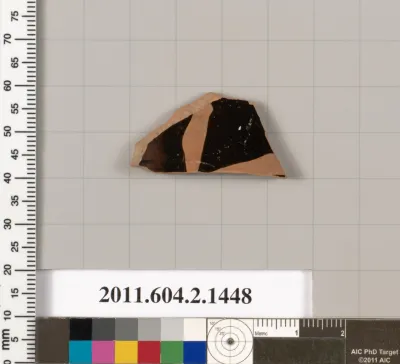 Terracotta fragment of a skyphos (deep drinking cup)