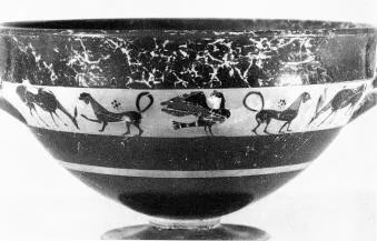 SKYPHOS (ATHENIAN, BLACK-FIGURE)