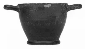 SKYPHOS (ATHENIAN, BLACK GLAZE)