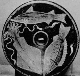 FISH PLATE (SOUTH ITALIAN, CAMPANIAN, RED-FIGURE)