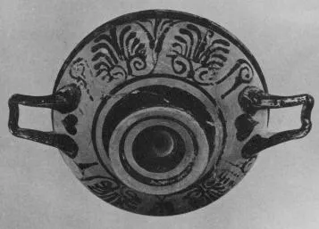 CUP (BOEOTIAN, BLACK-FIGURE)