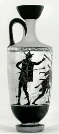 LEKYTHOS (ATHENIAN, BLACK-FIGURE)