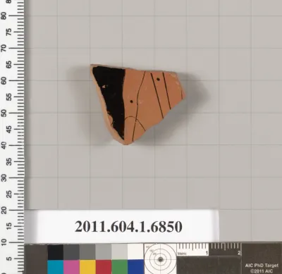 Terracotta fragment of a kylix (drinking cup)