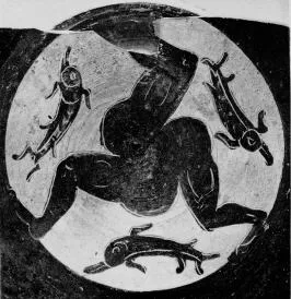 CUP (ETRUSCAN, BLACK-FIGURE)