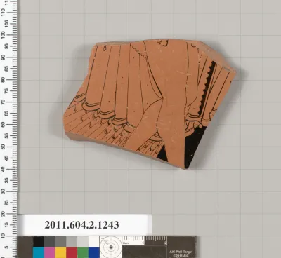 Terracotta fragment of a skyphos (deep drinking cup)