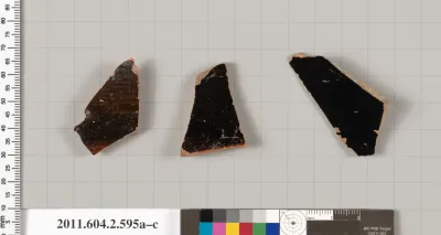 Terracotta fragments of column-kraters (bowls for mixing wine and water)