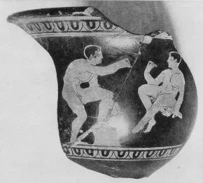 KRATER, BELL, FRAGMENT (ATHENIAN, RED-FIGURE)