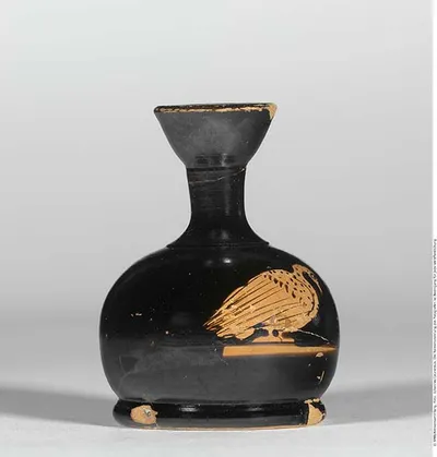 Attisch rotfigurige Bauchlekythos (Aryballos)