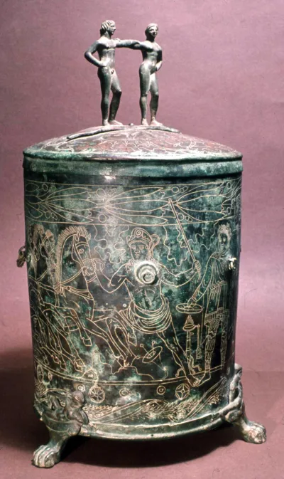 Ciste (Pränestinische Ciste, Etruskische Ciste (Schmuckbehälter))