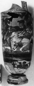 LEKYTHOS (ATHENIAN, BLACK-FIGURE)