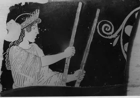 SKYPHOS, FRAGMENT (ATHENIAN, RED-FIGURE)