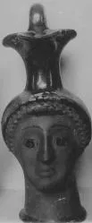 FIGURE VASE, OINOCHOE (ATHENIAN, RED-FIGURE)