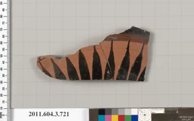 Terracotta fragment of a hydria (water jar)